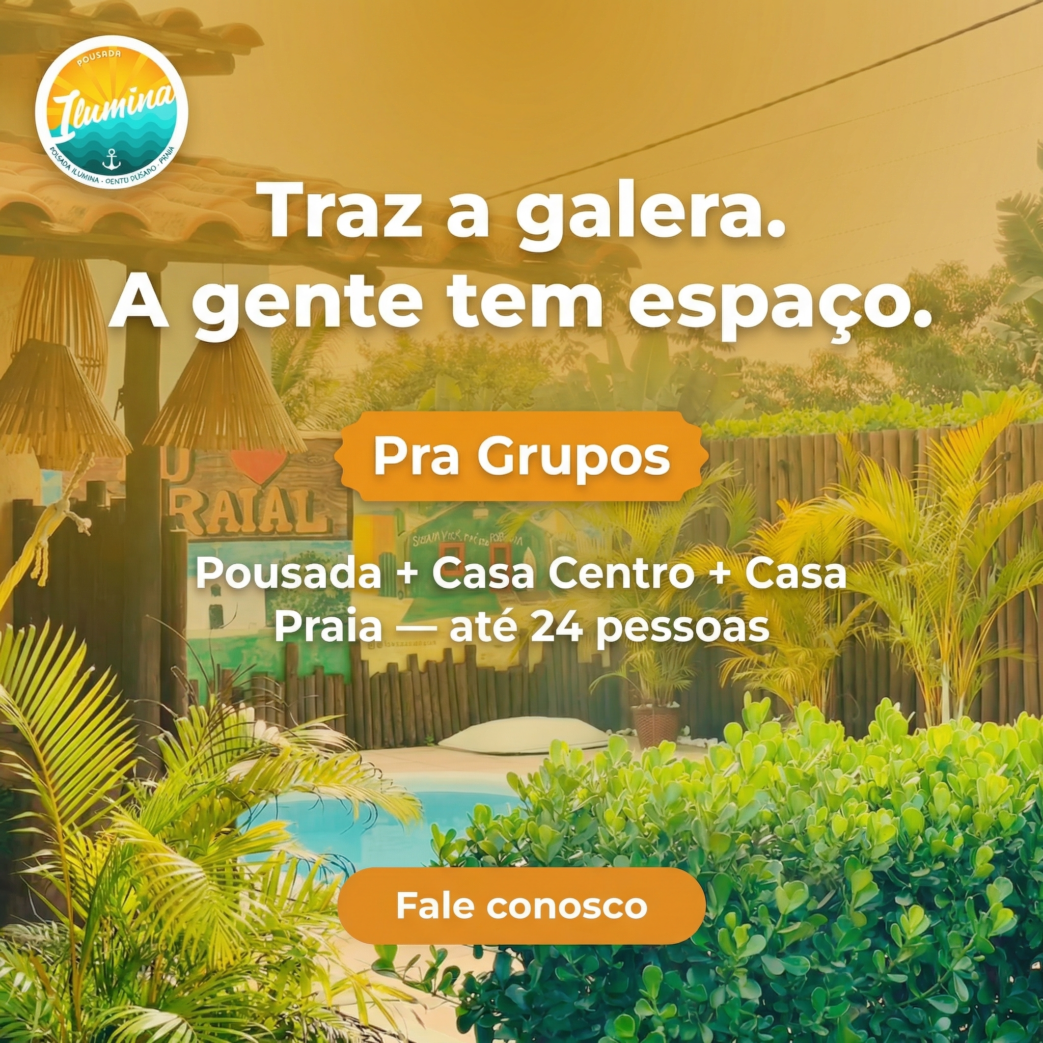 Pousada Inteira para Grupos